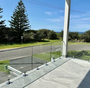Deck with Glass Balustrades