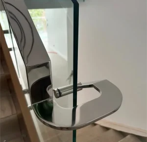 Glass Panelling with Metal Railing