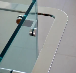 Glass Panels with Metal Frame